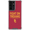 University of Southern California Fight On Trojans Red Galaxy S21 Ultra 5G Clear Case